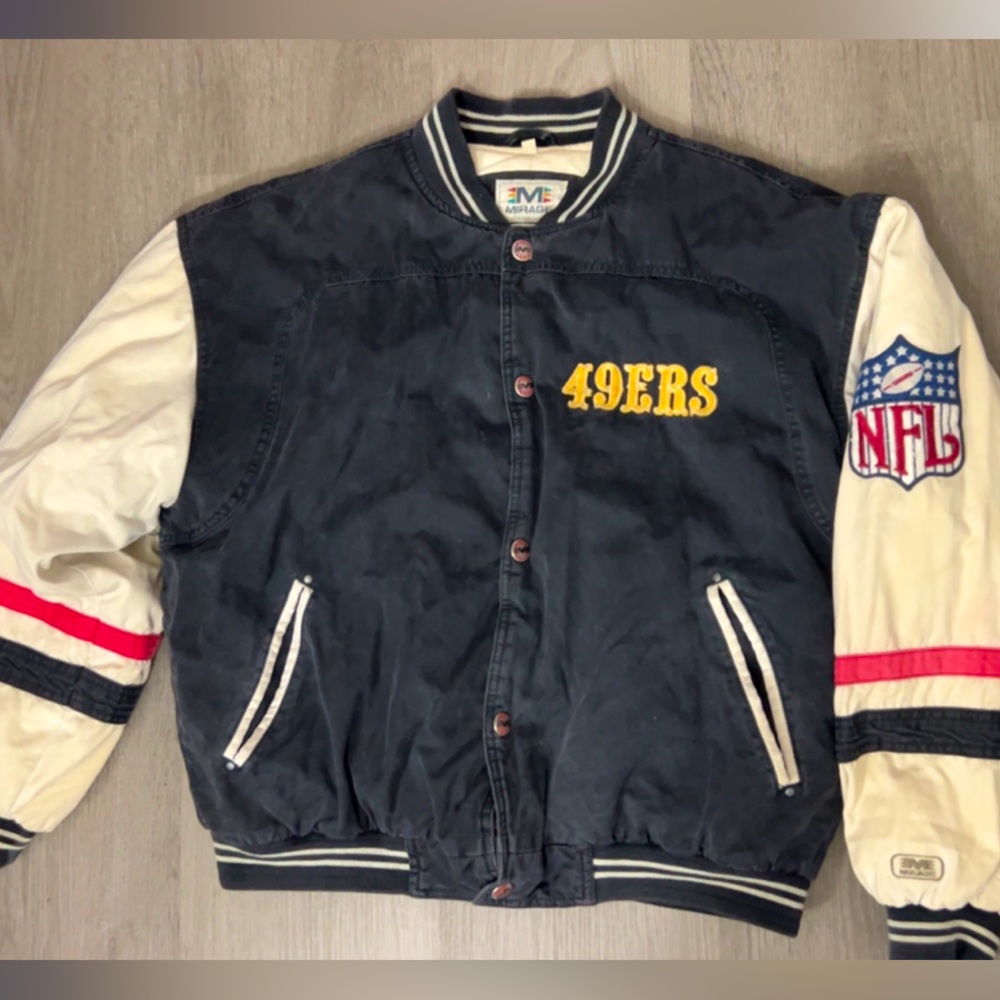 Vintage 49ers letterman jacket